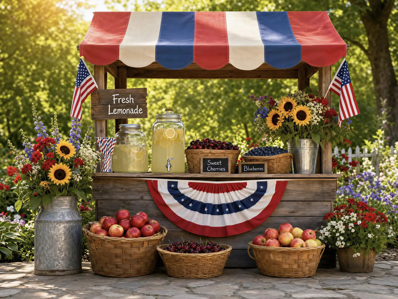 Patriotic Lemonade Stand