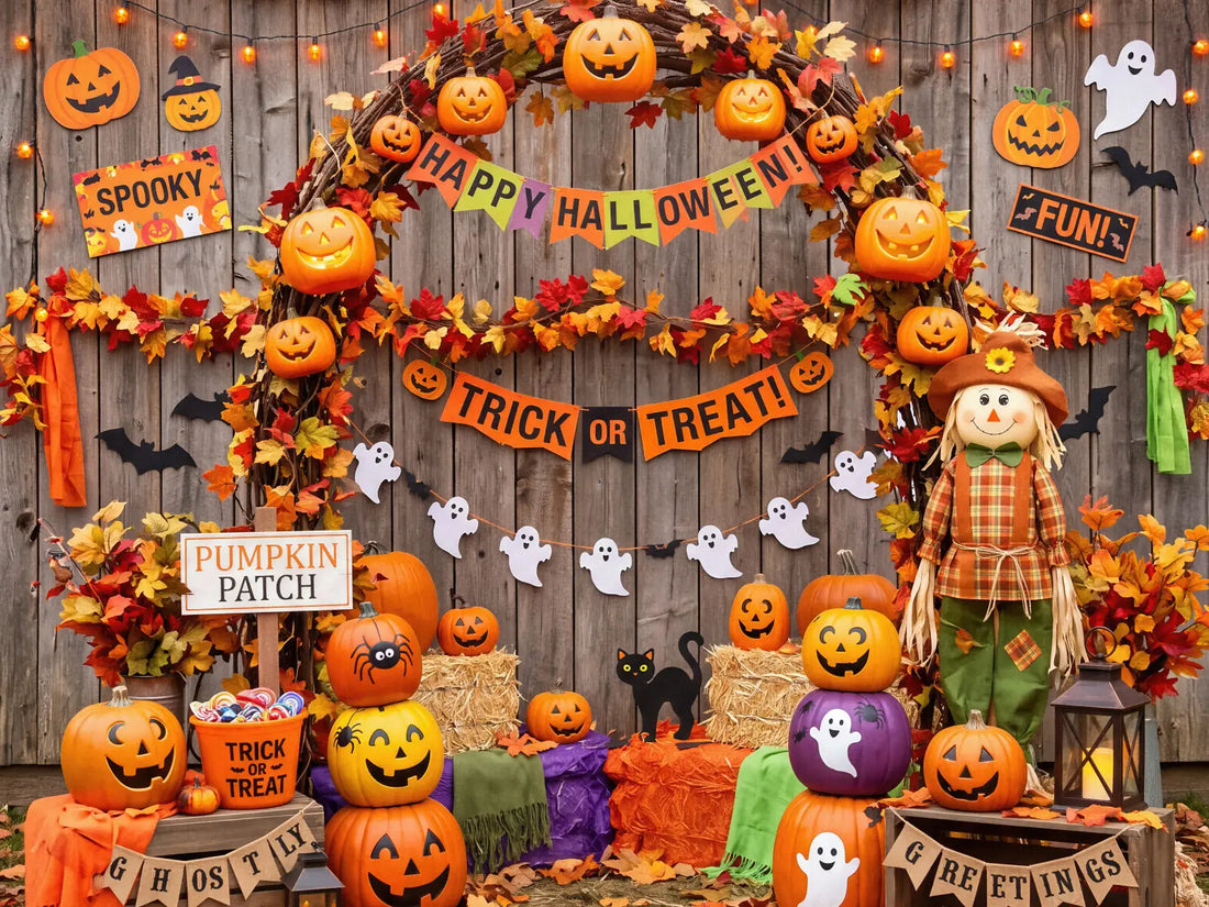 Laura Dark Fall Outdoor Halloween Display 5