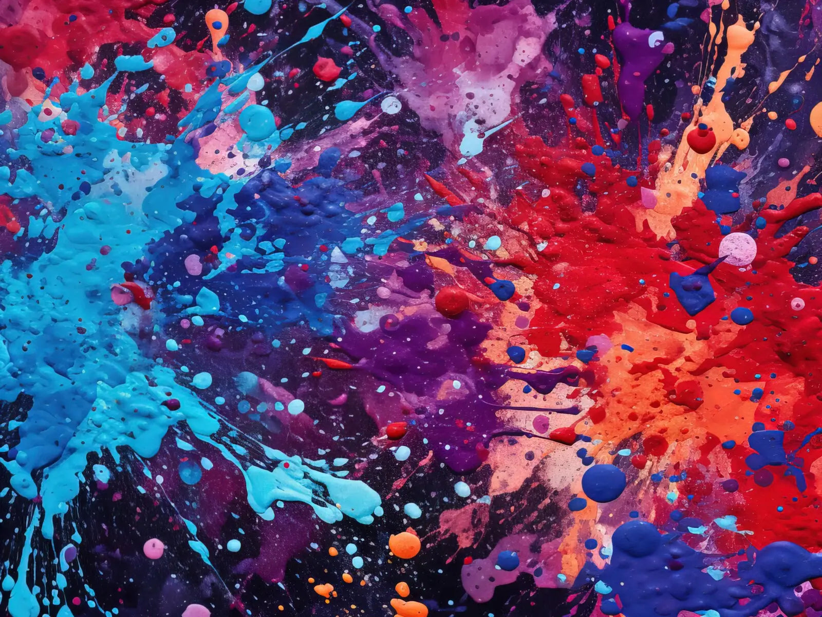 Colorful Paint Splatter