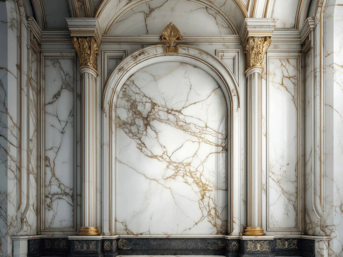 White Marble Wall 2