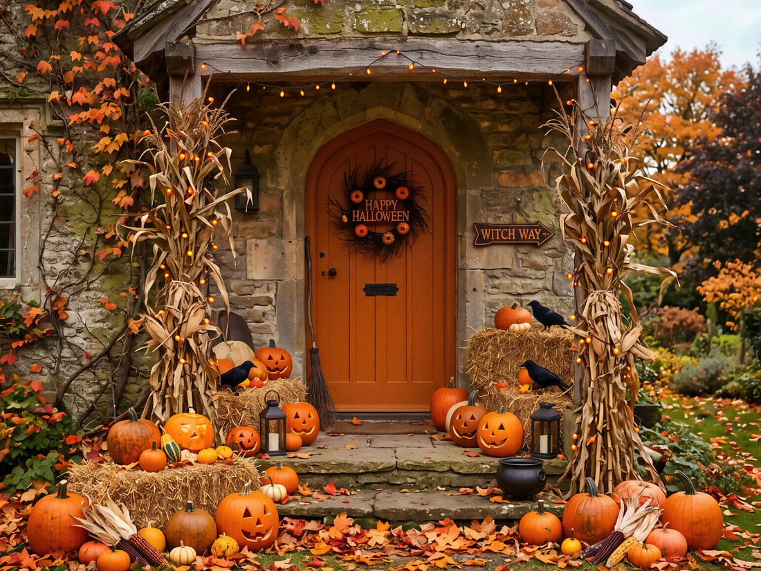 Laura Dark Fall Outdoor Halloween Display 3