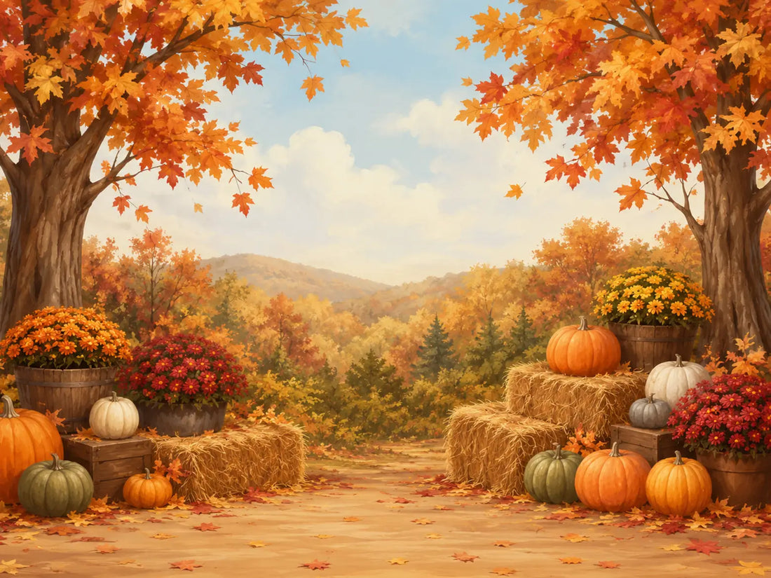 A View Of Fall Foliage