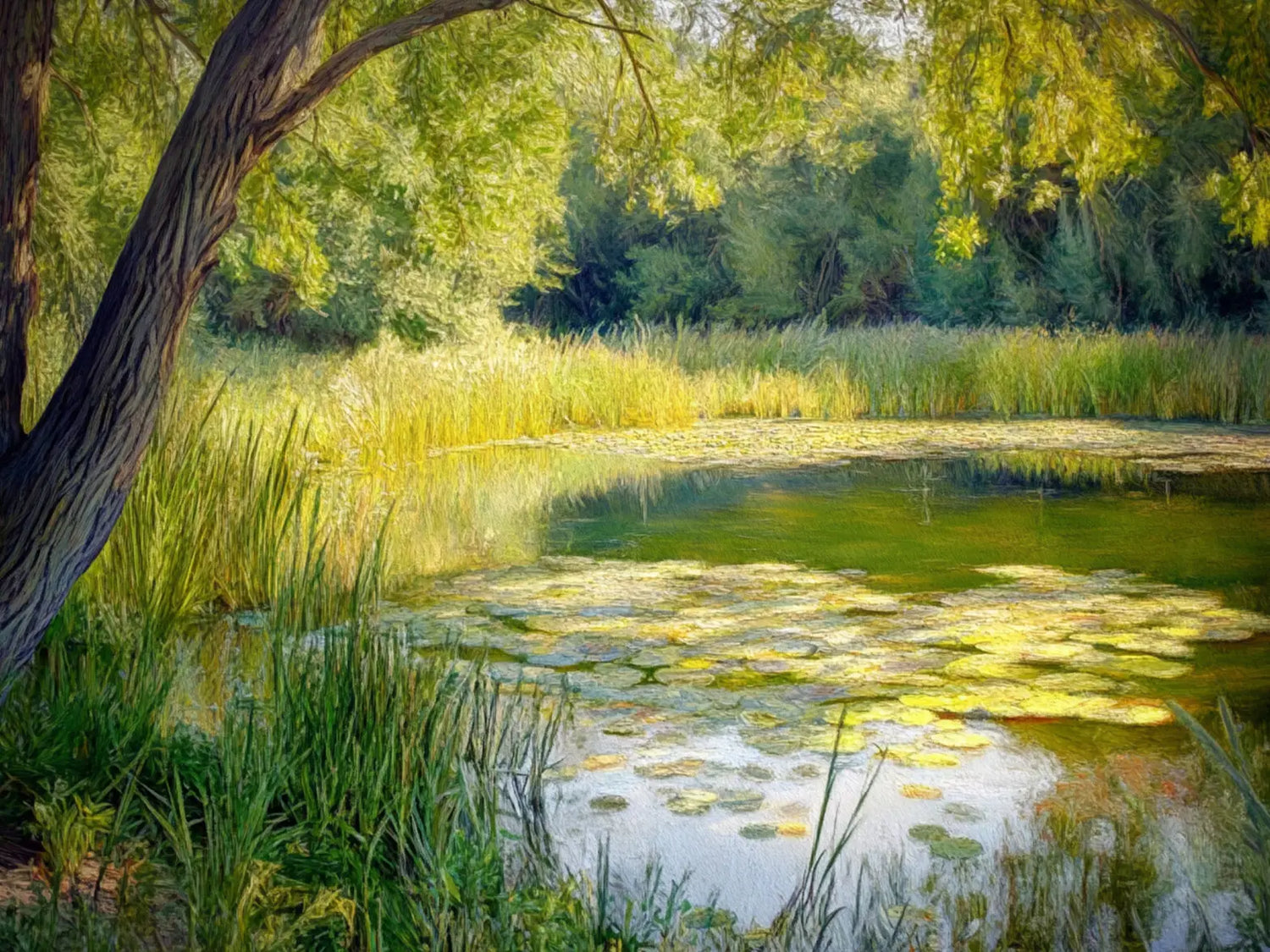 Painterly Pond