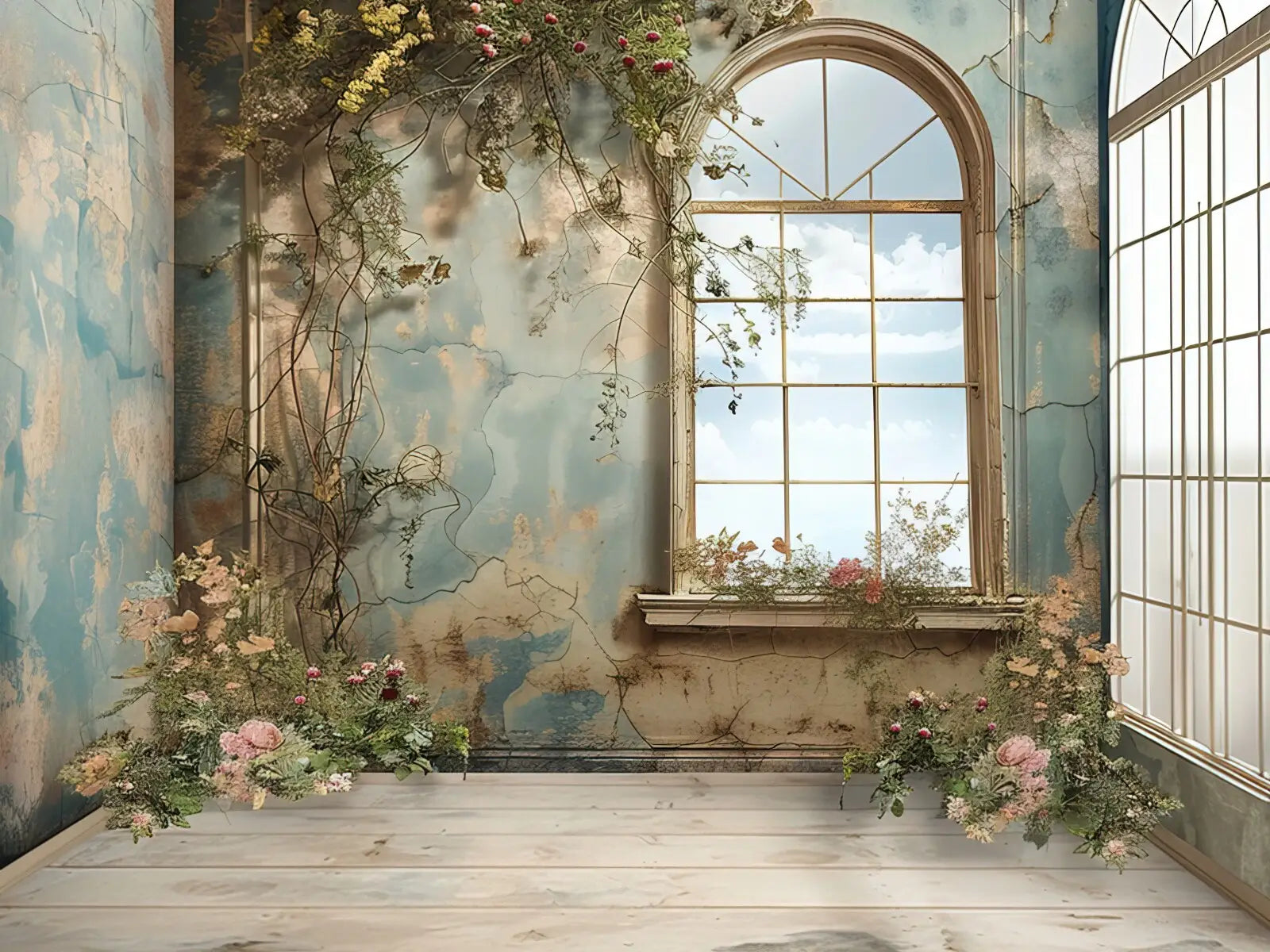 Blue Flower Room