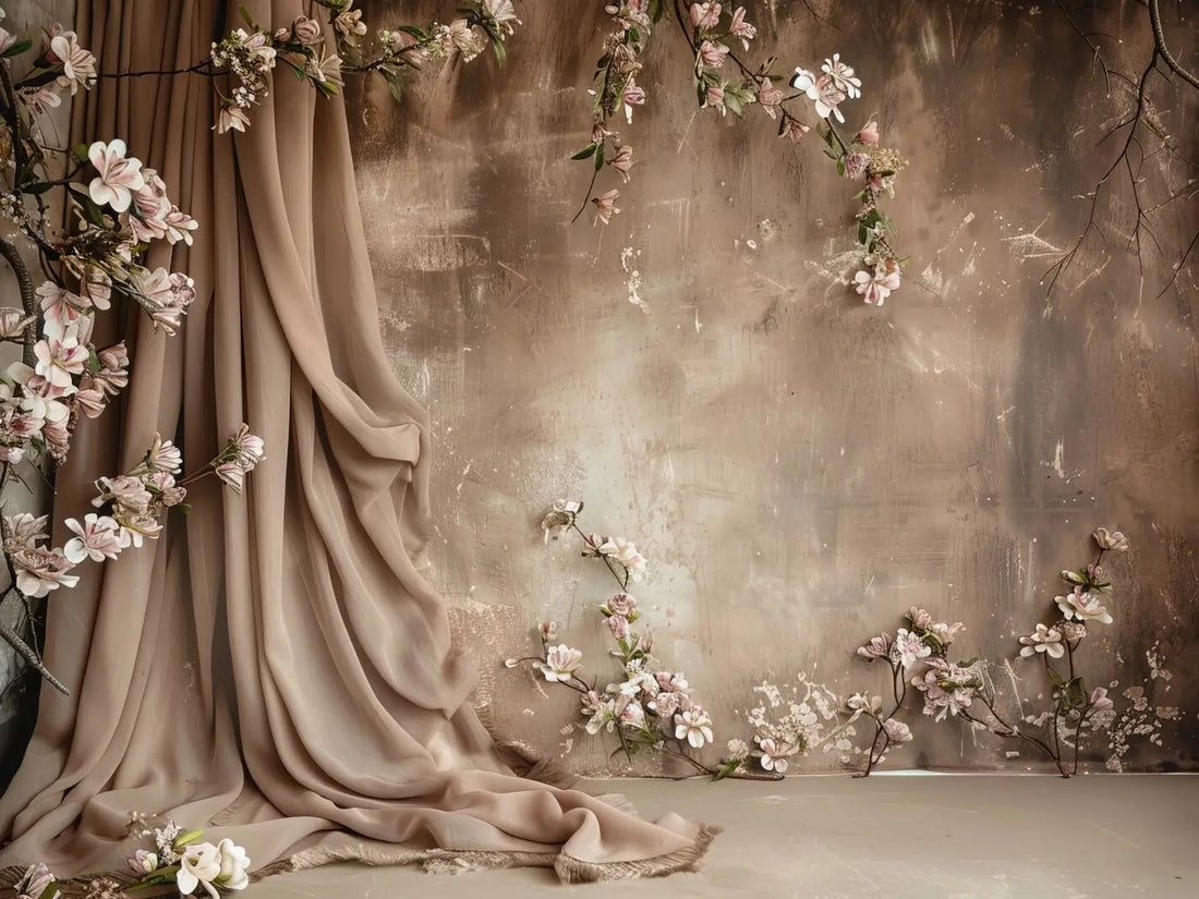 Elegant Beige Drapery