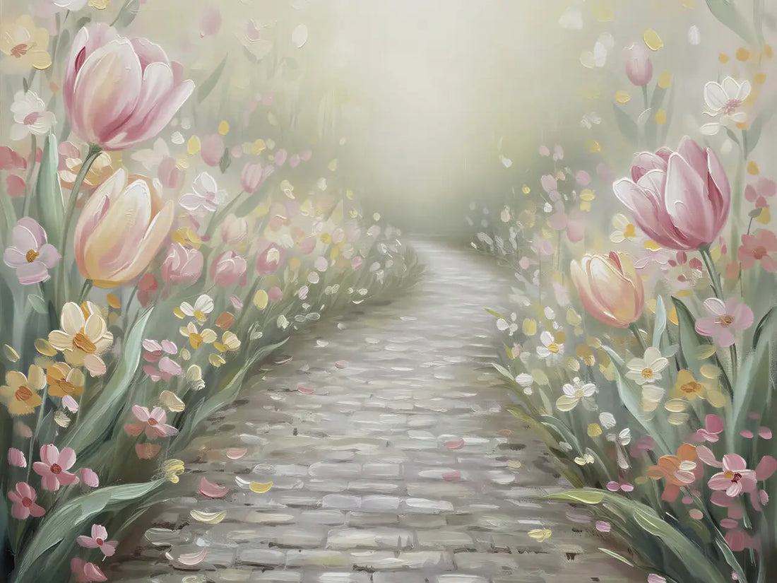 Painted Tulip Path