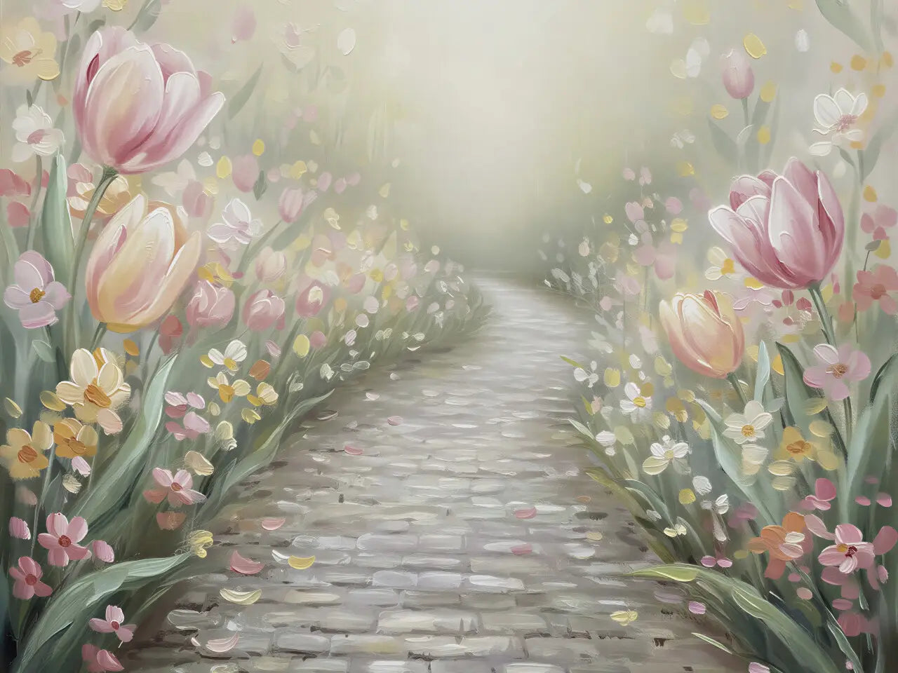 Painted Tulip Path
