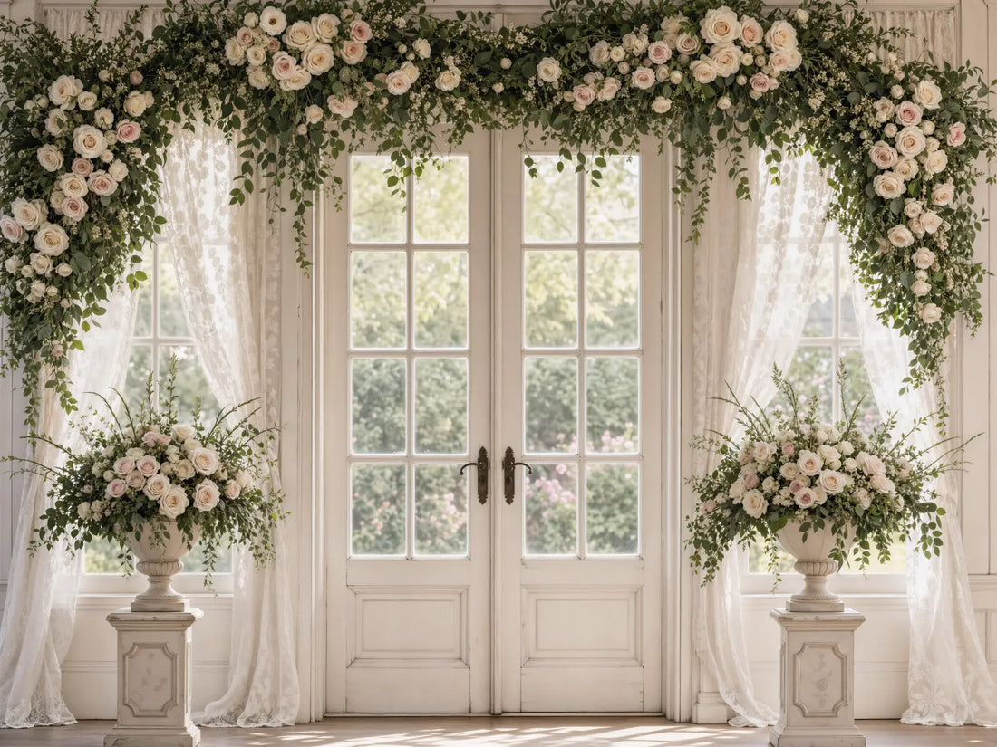 Rose Garden Chateau Window