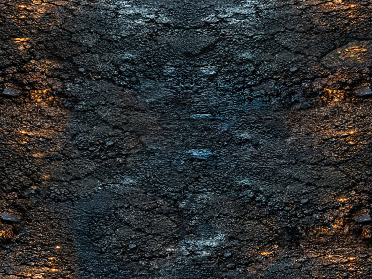 Blacktop RubberMat Floor