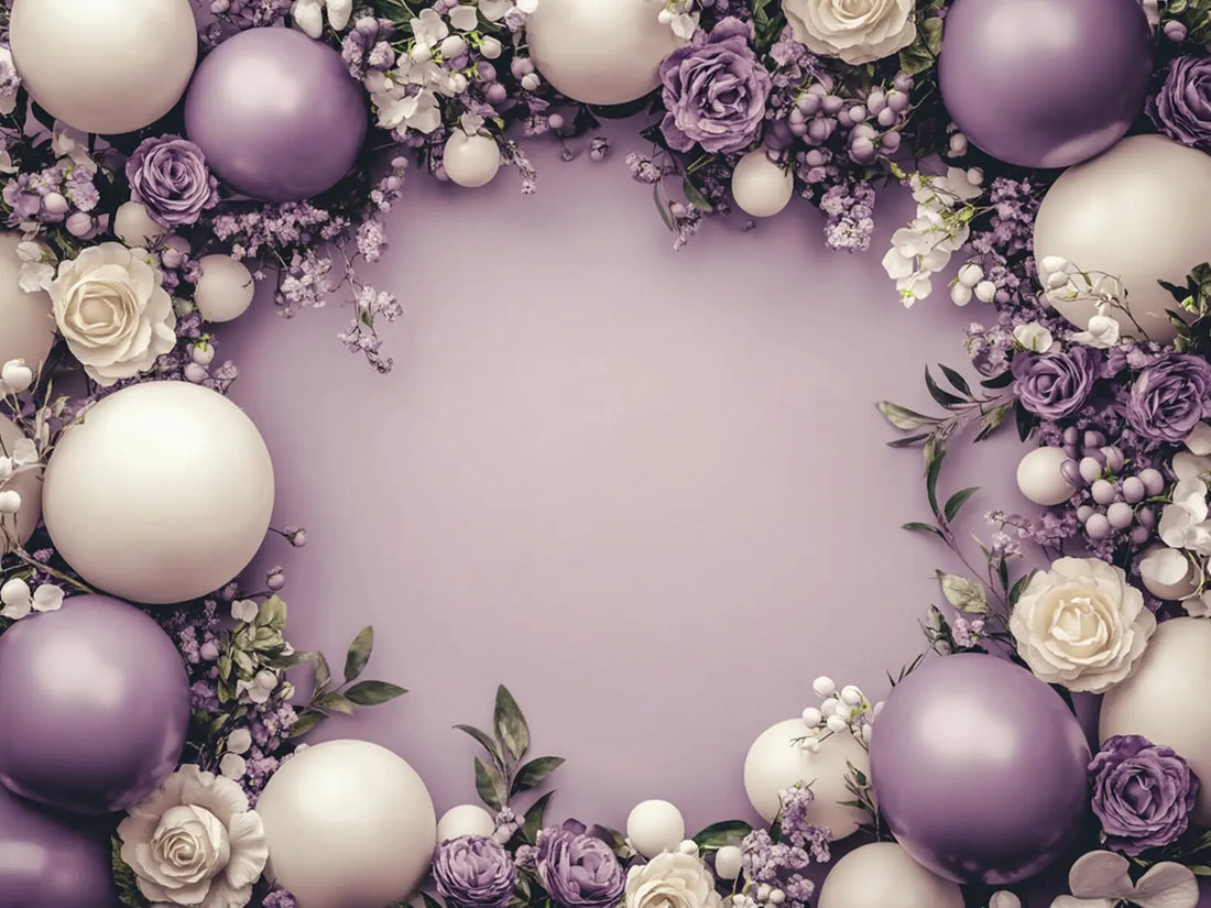 Balloons  Bouquets Purple