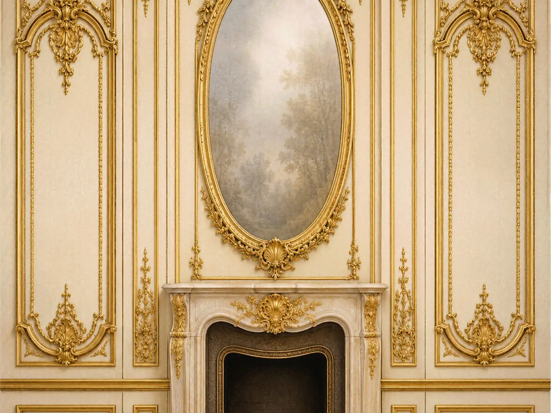Laura Dark Right Rococo Wall
