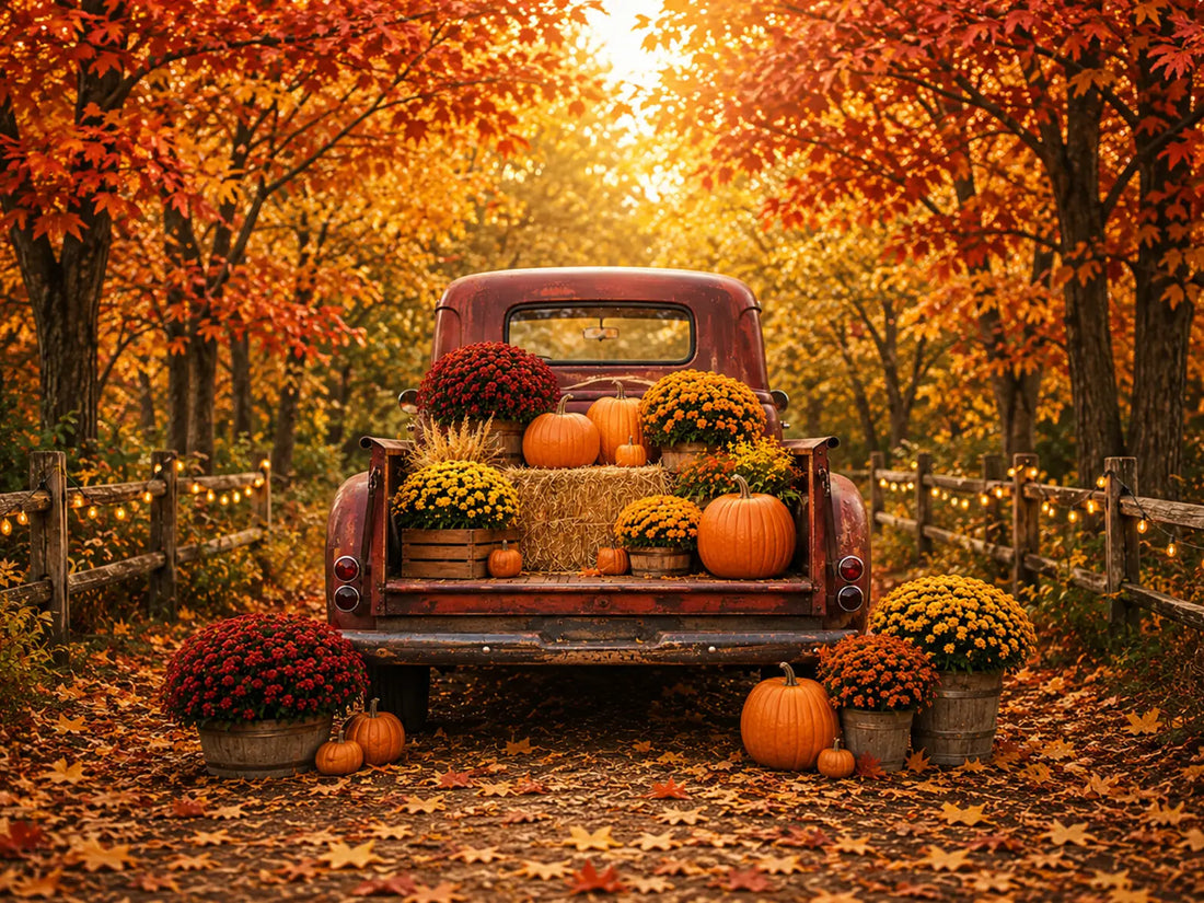Autumn Truck Bed