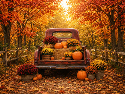 Autumn Truck Bed