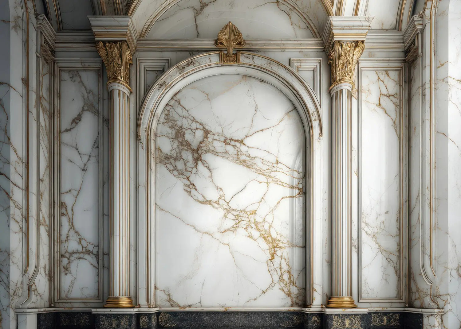 White Marble Wall 2