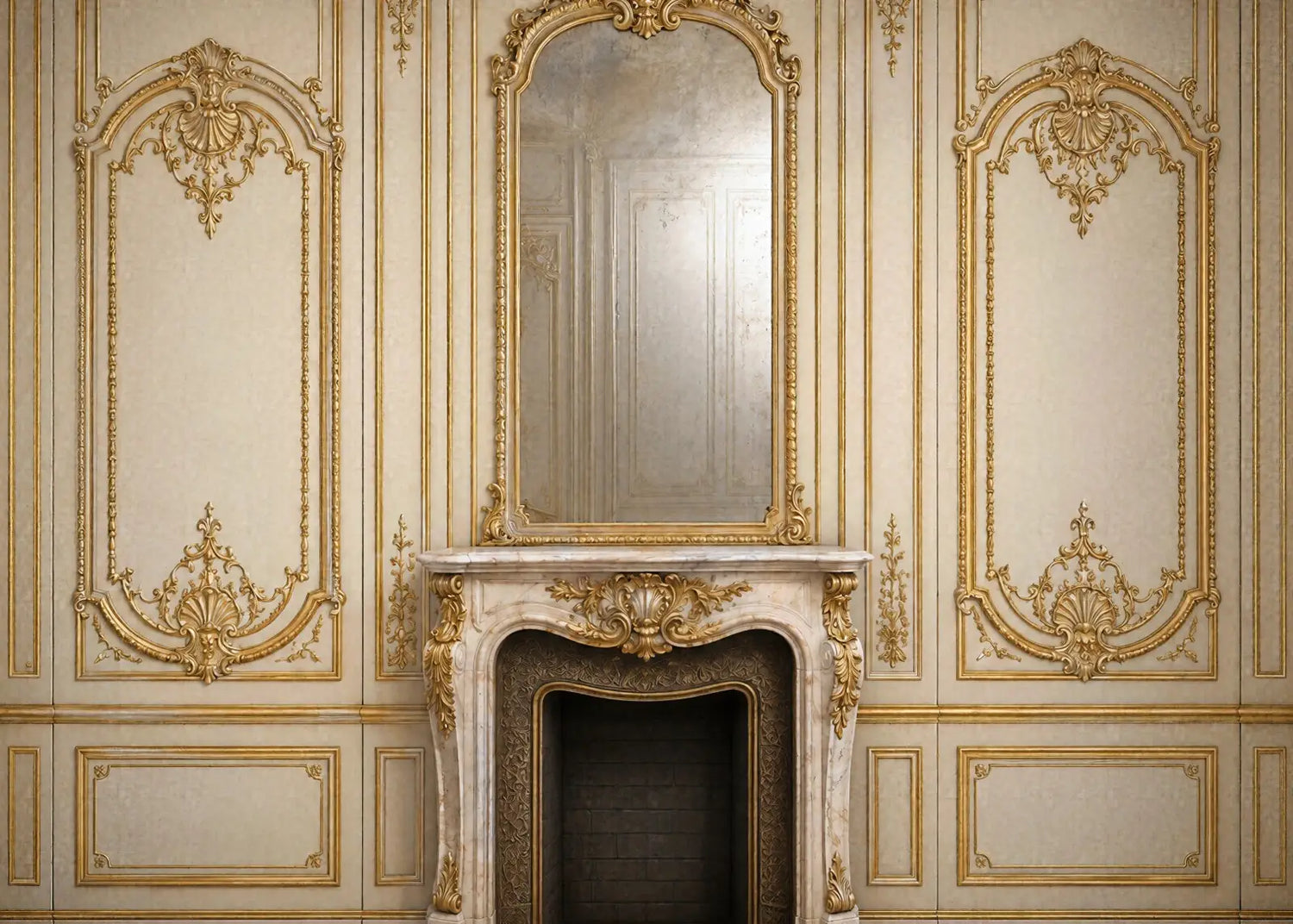 Laura Dark Right Rococo Wall 2
