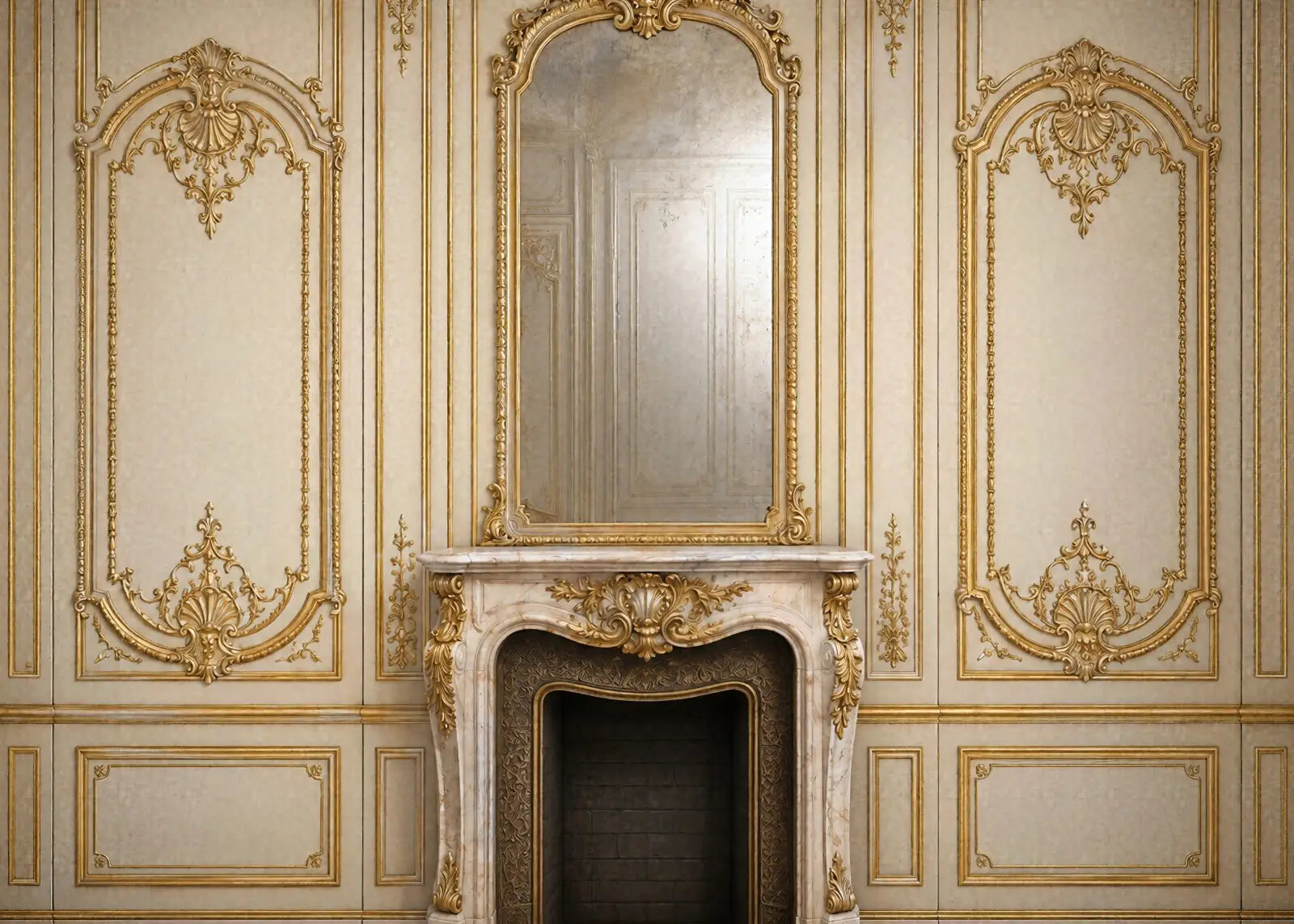 Laura Dark Right Rococo Wall 2