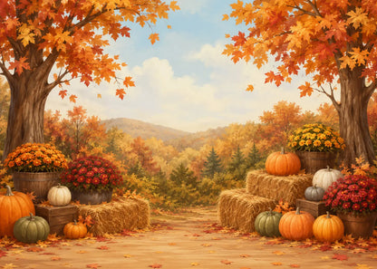 A View Of Fall Foliage