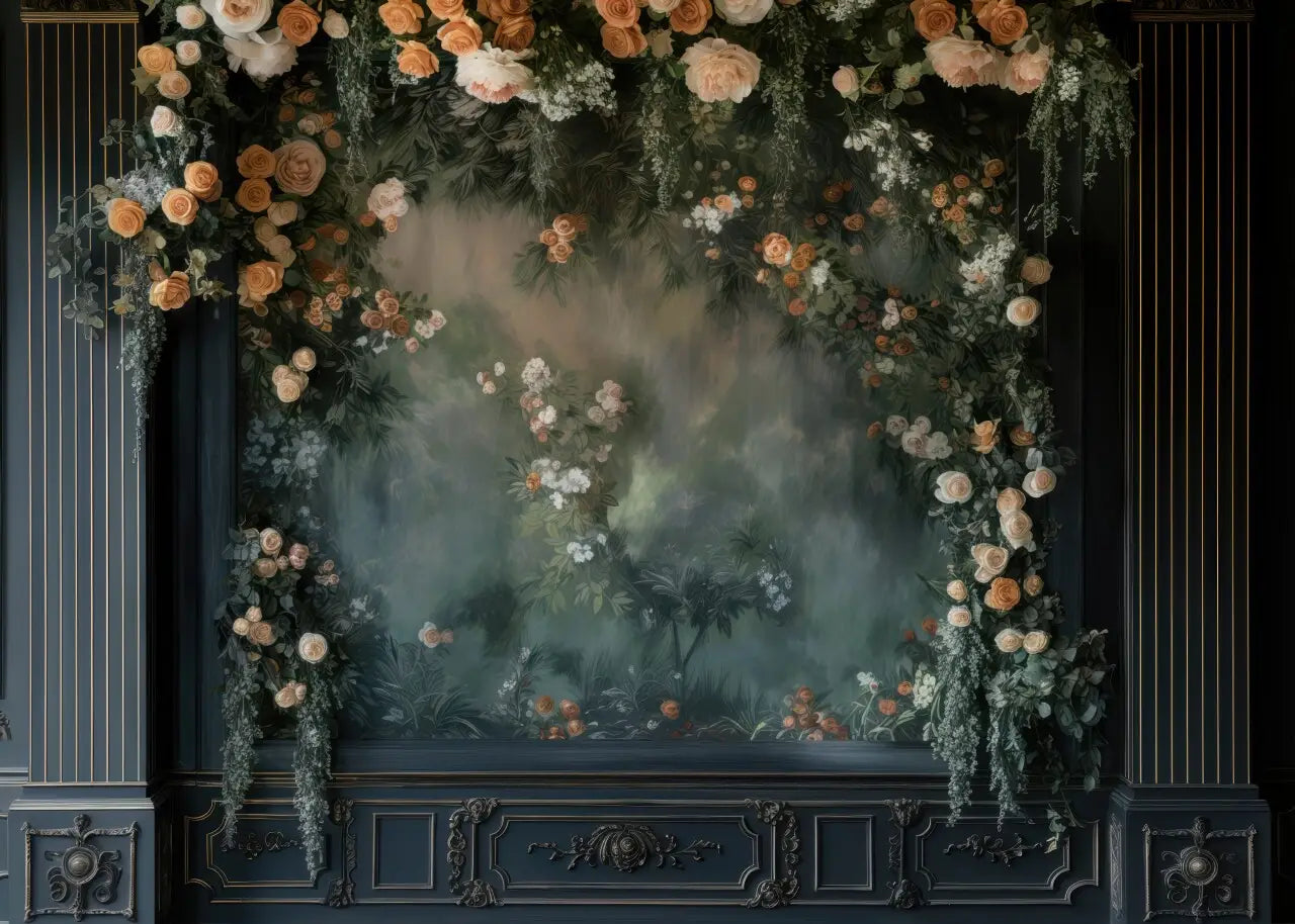 Midnight Floral Wall