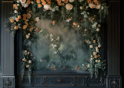 Midnight Floral Wall