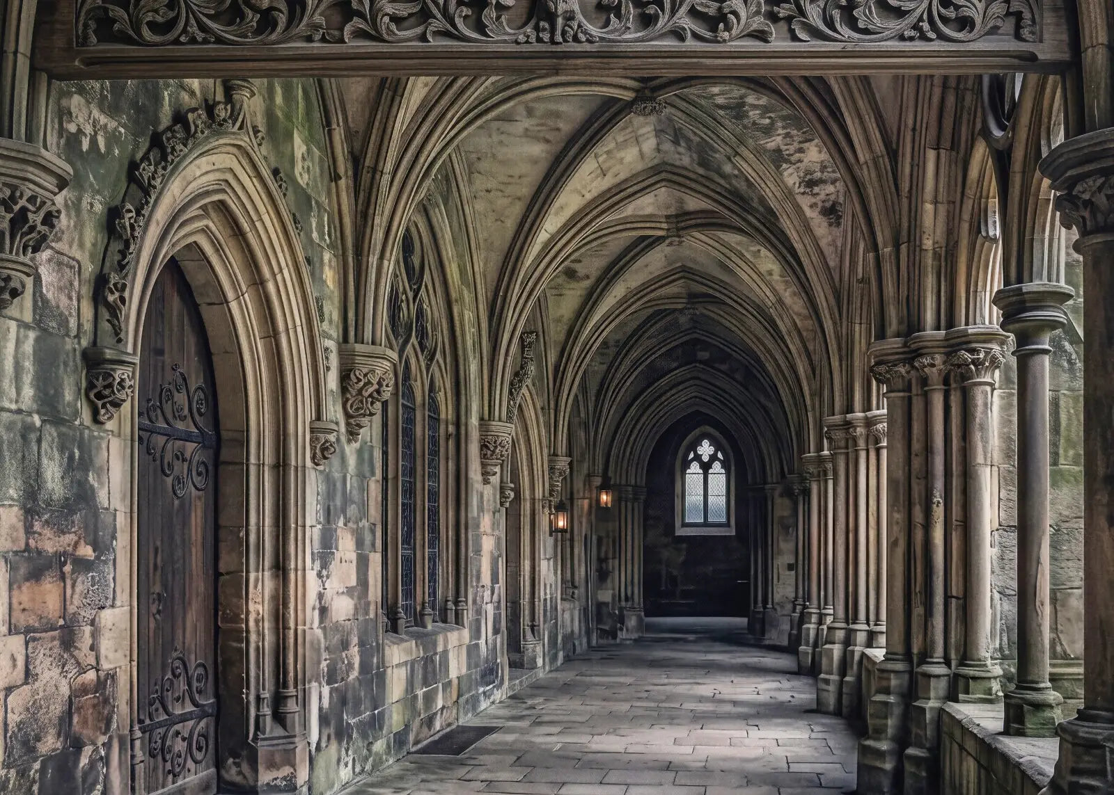Laura Dark Gothic Hallway 1