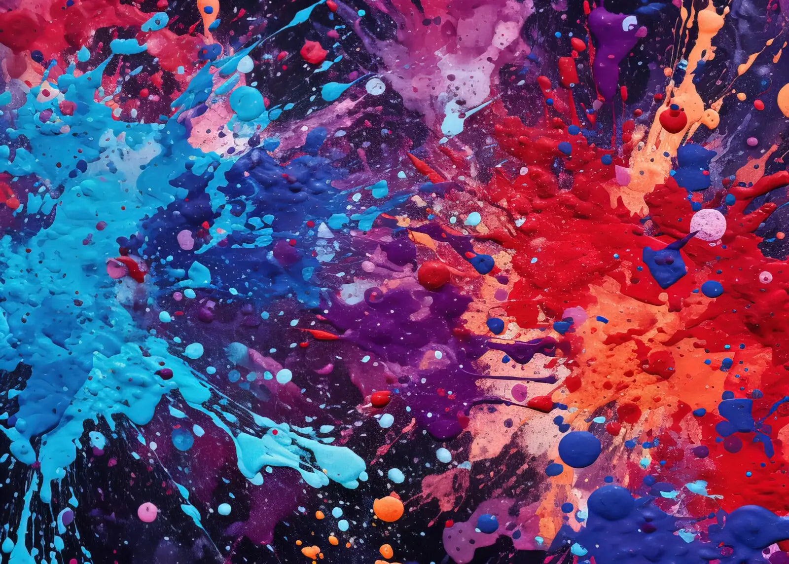 Colorful Paint Splatter