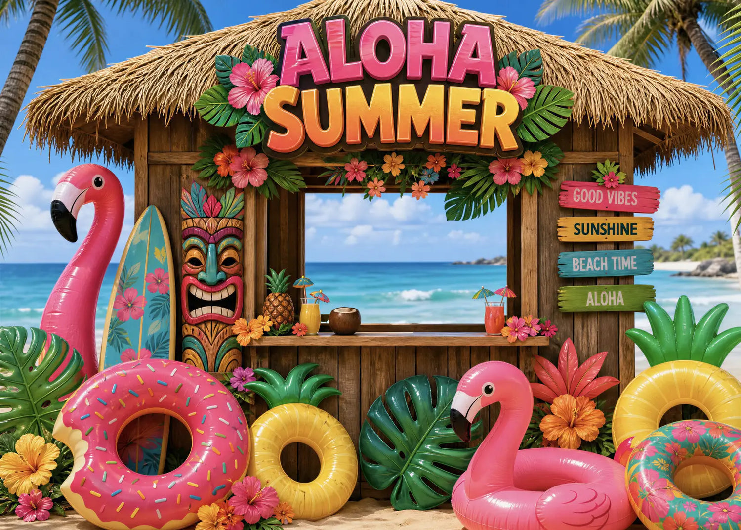 Aloha Summer Beach Hut