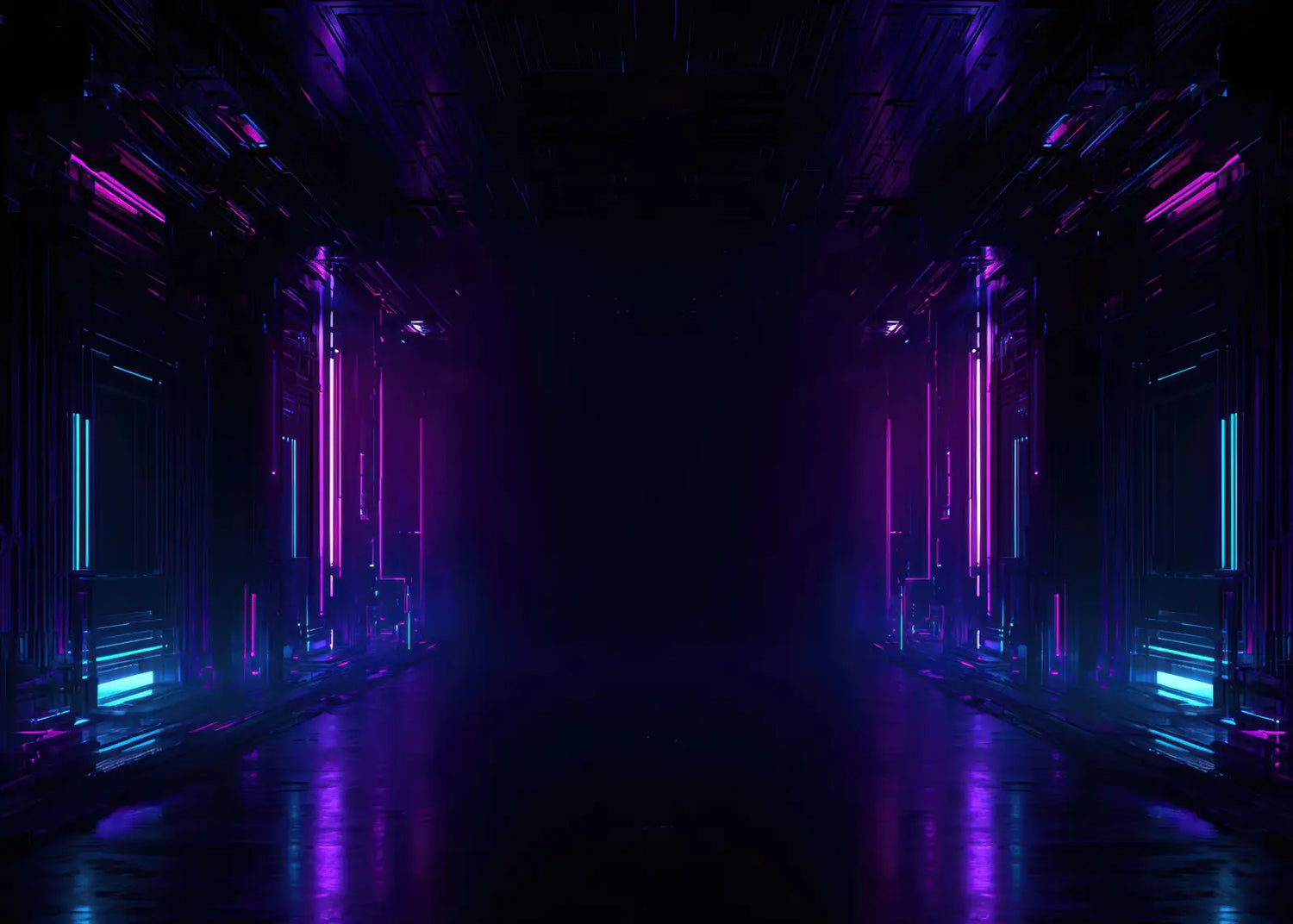 Futuristic Cyber Hall