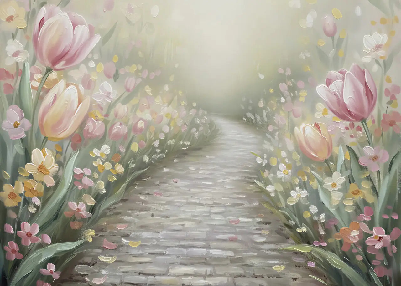 Painted Tulip Path