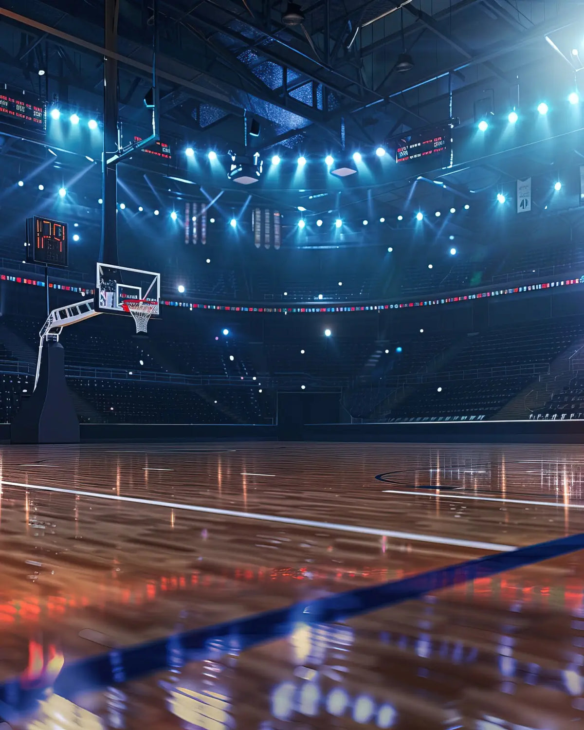 Red White And Blue Court