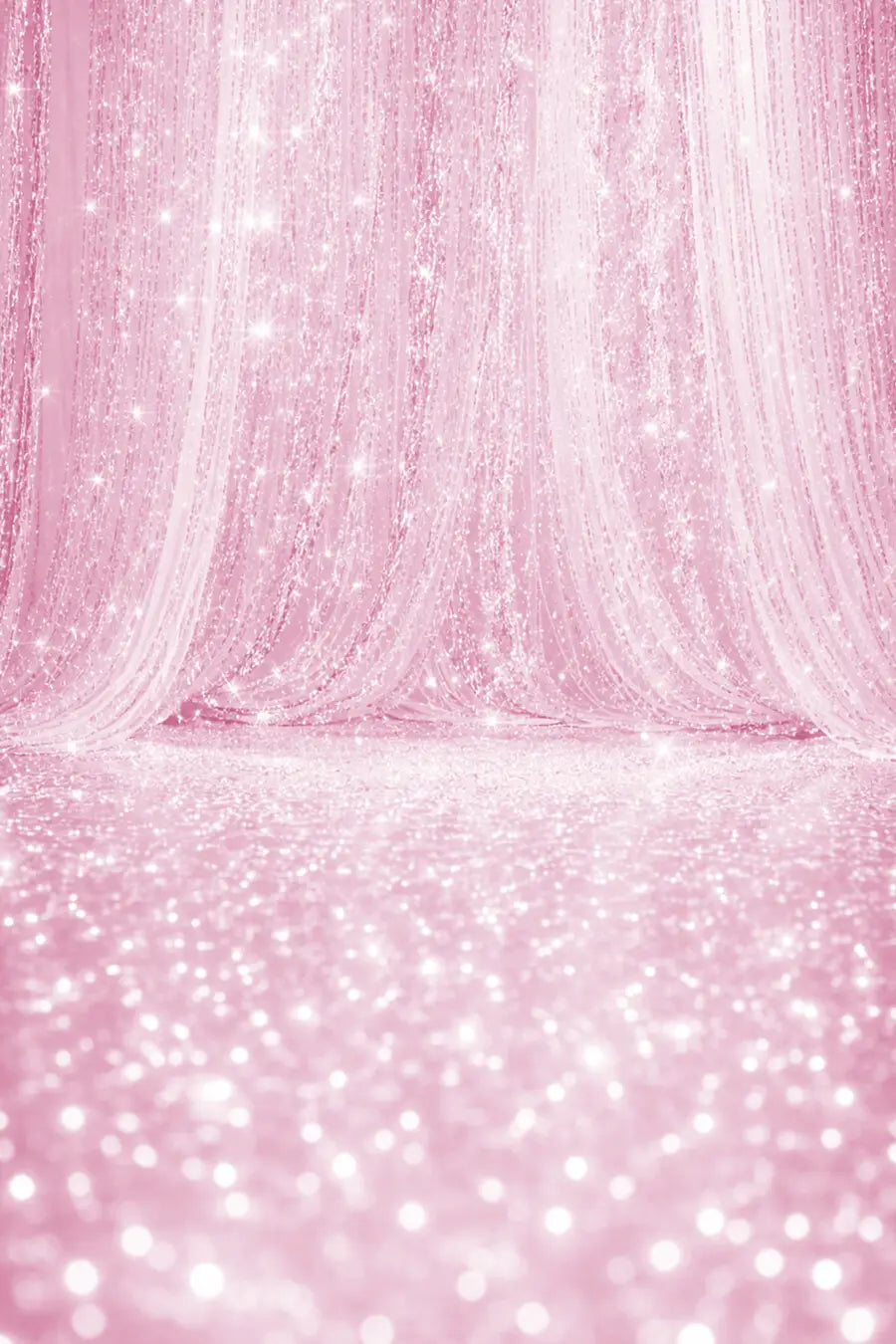 Showtime Curtain Pink Sweep