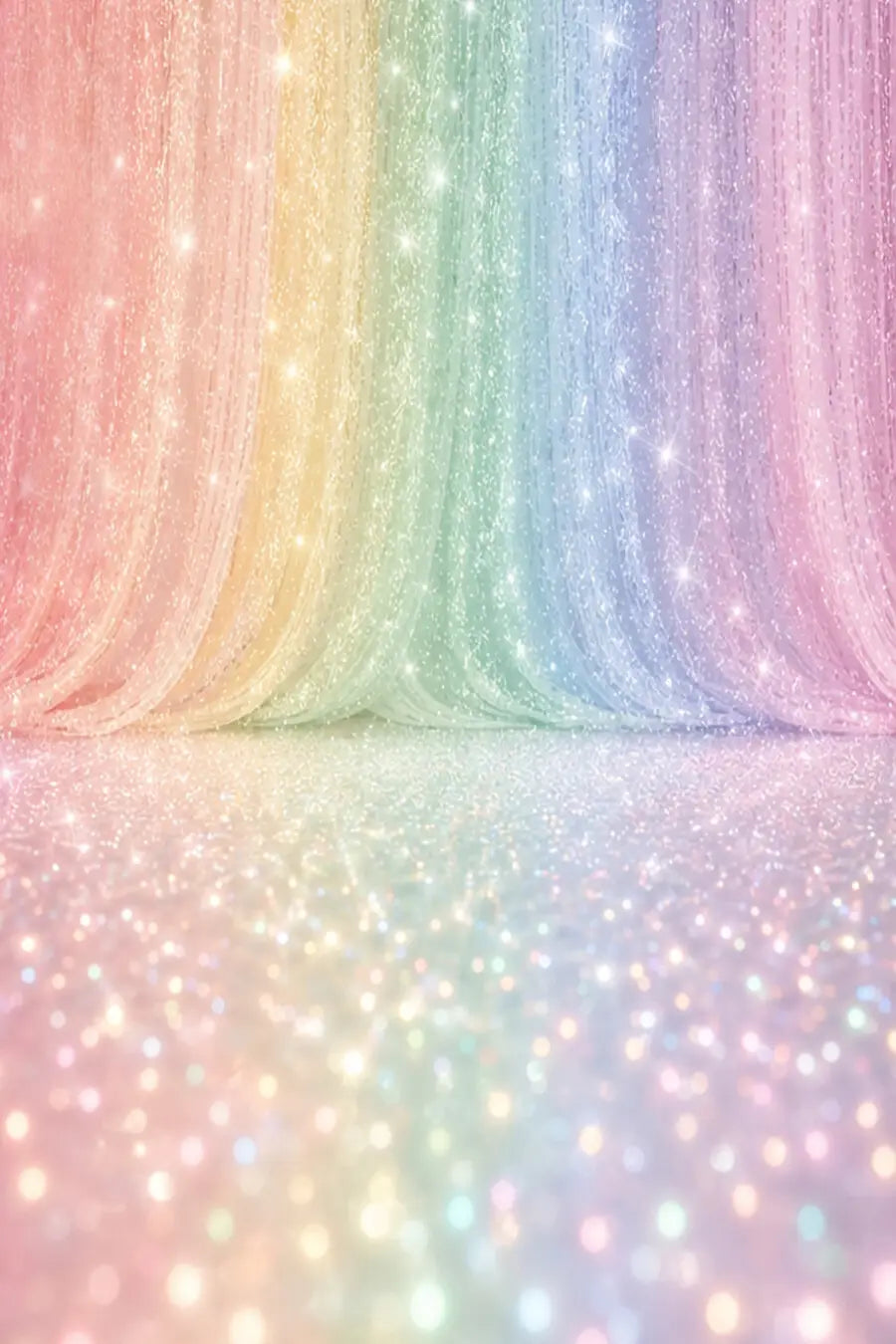 Showtime Curtain Pastel Sweep