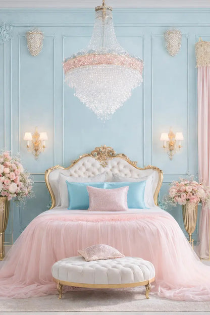 Elegant Pastel Bedroom