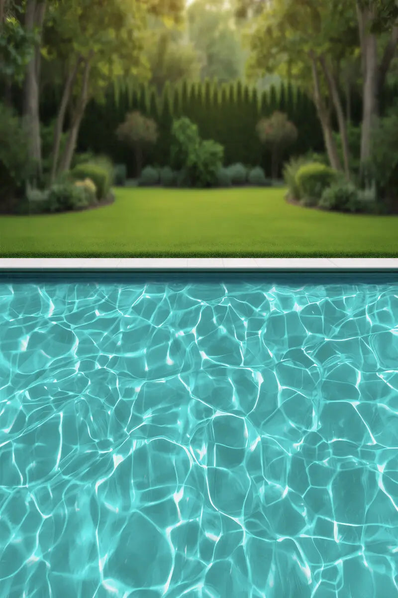 Backyard Summer Pool Sweep