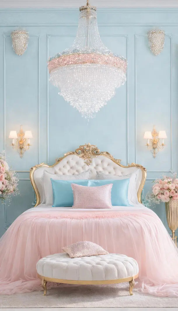 Elegant Pastel Bedroom