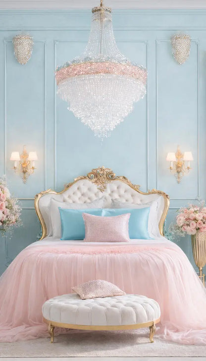 Elegant Pastel Bedroom