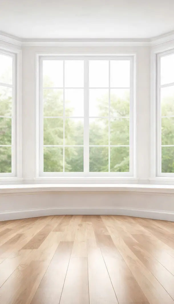 Classic White Bay Window