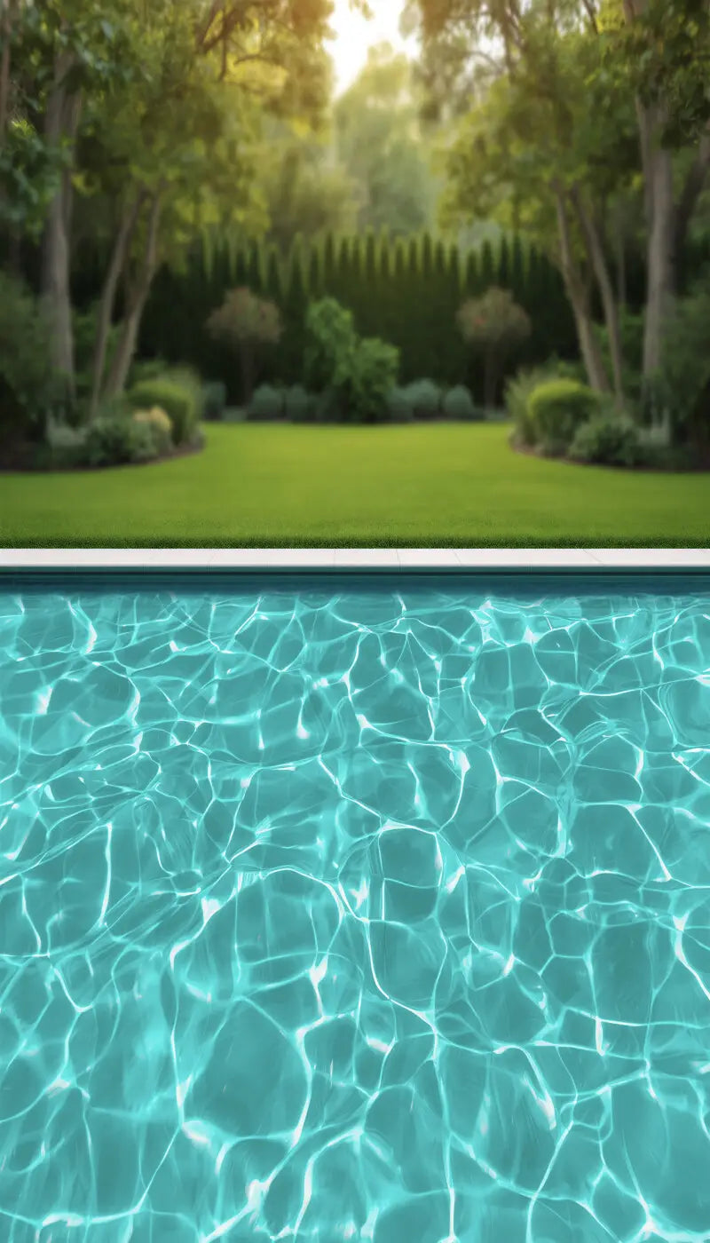 Backyard Summer Pool Sweep