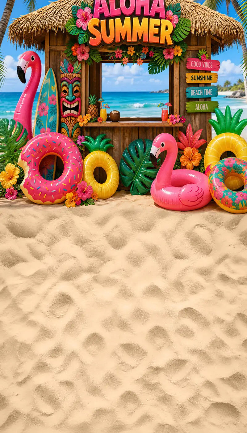 Aloha  Summer  Beach  Hut Sweep