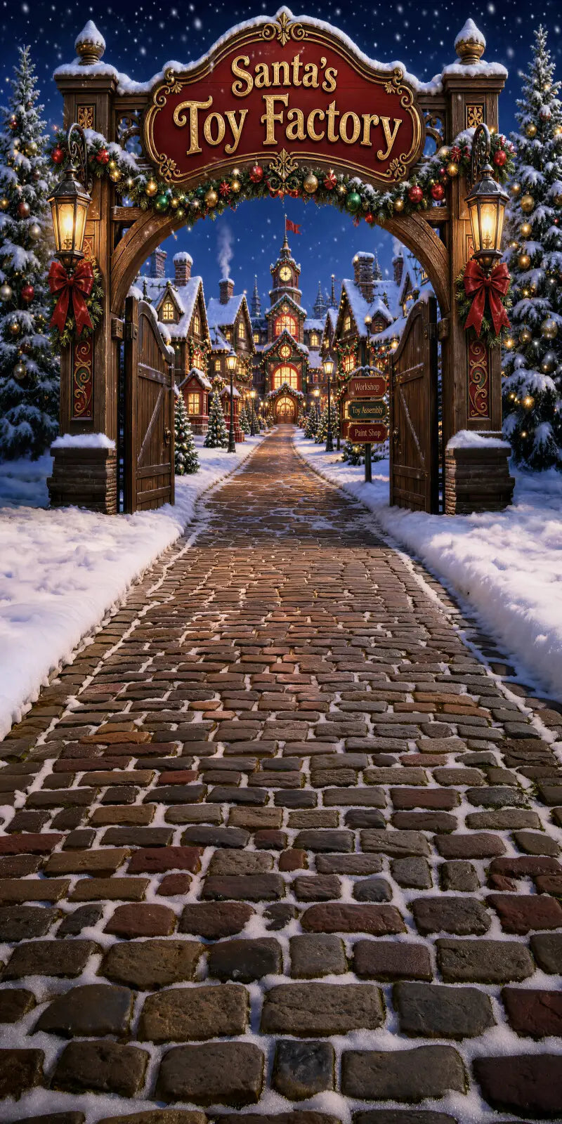 Santas  Toy  Factory Sweep