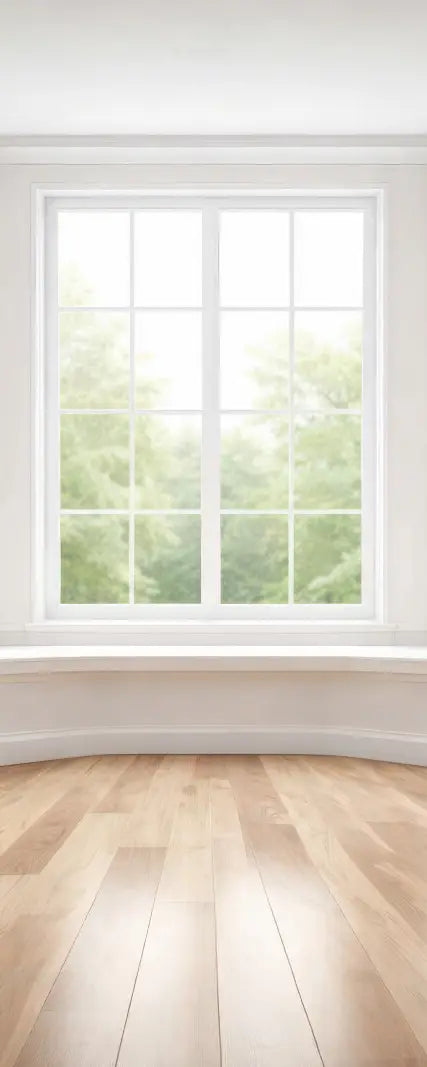 Classic White Bay Window