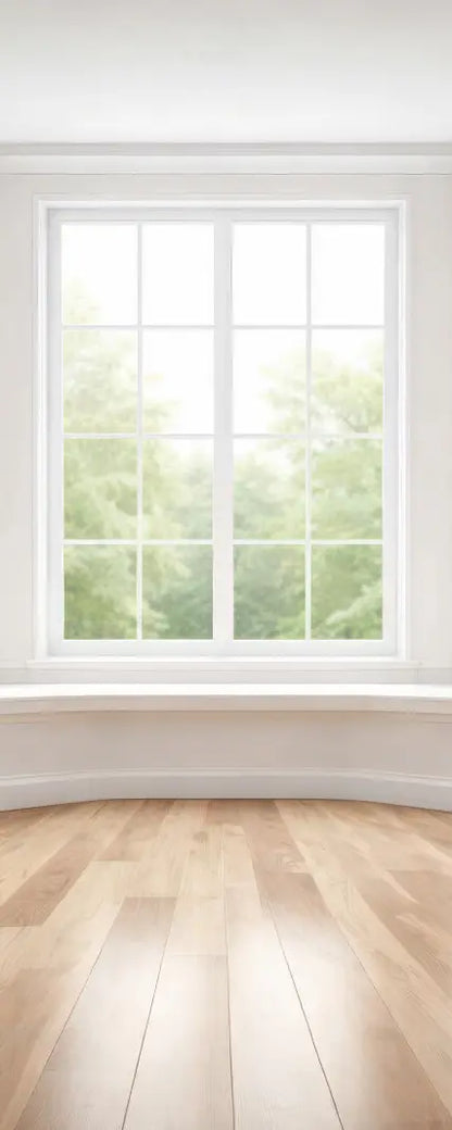 Classic White Bay Window