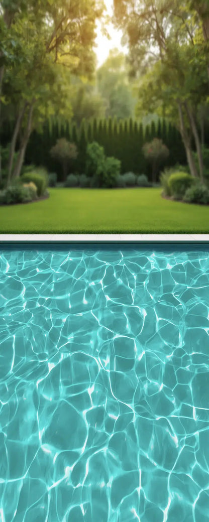 Backyard Summer Pool Sweep