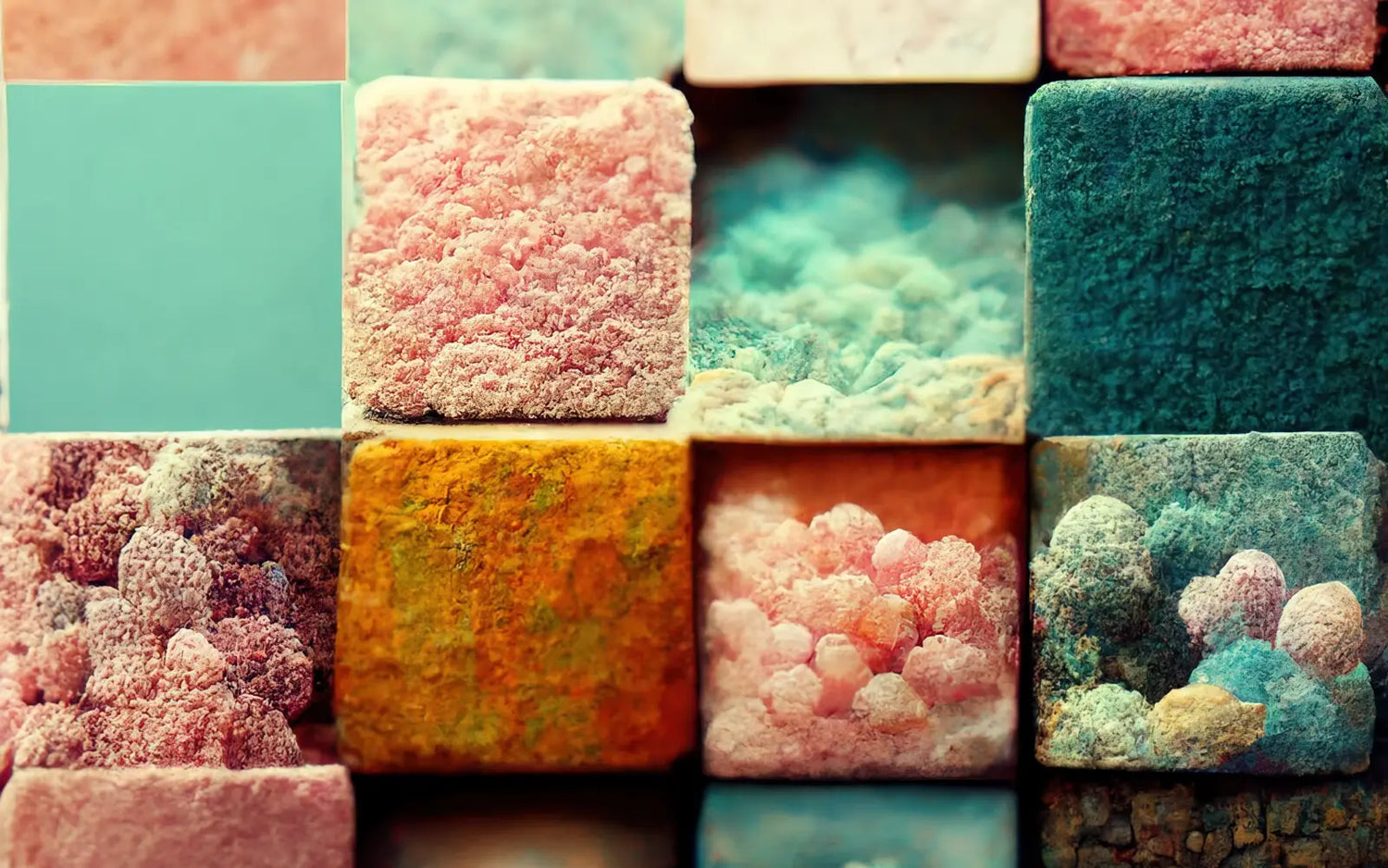 Pastel Cubes