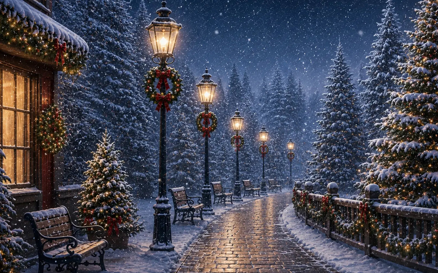 Evening Winter Stroll