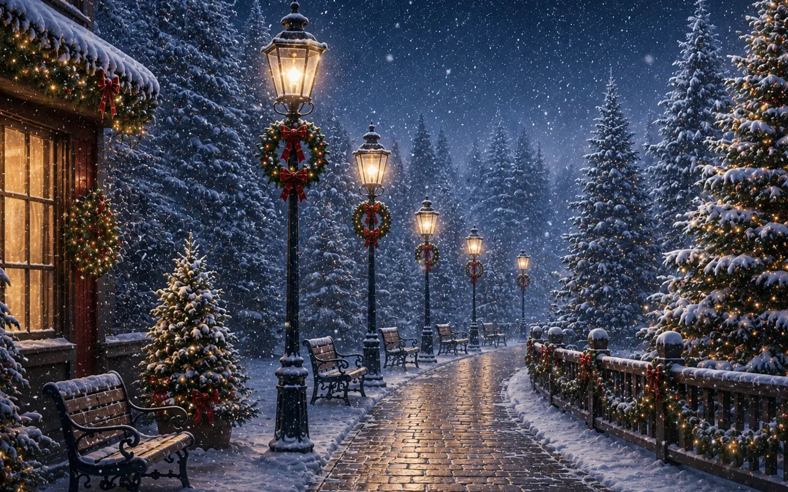 Evening Winter Stroll