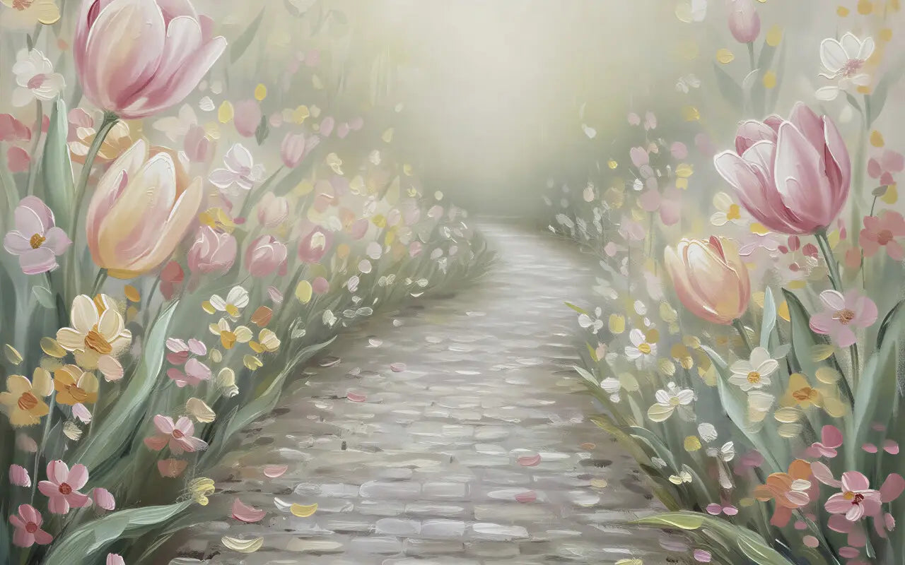 Painted Tulip Path