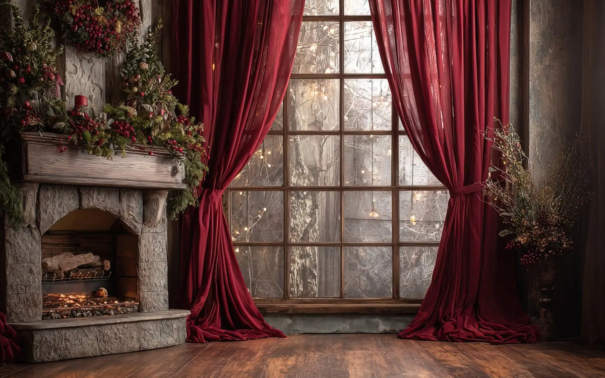 Simple Christmas Fireplace