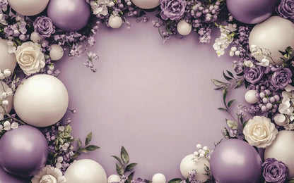 Balloons  Bouquets Purple