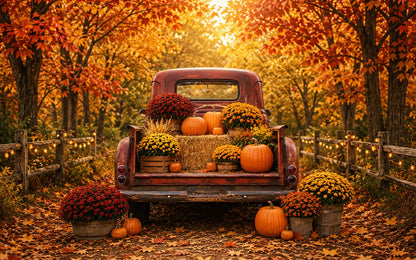 Autumn Truck Bed