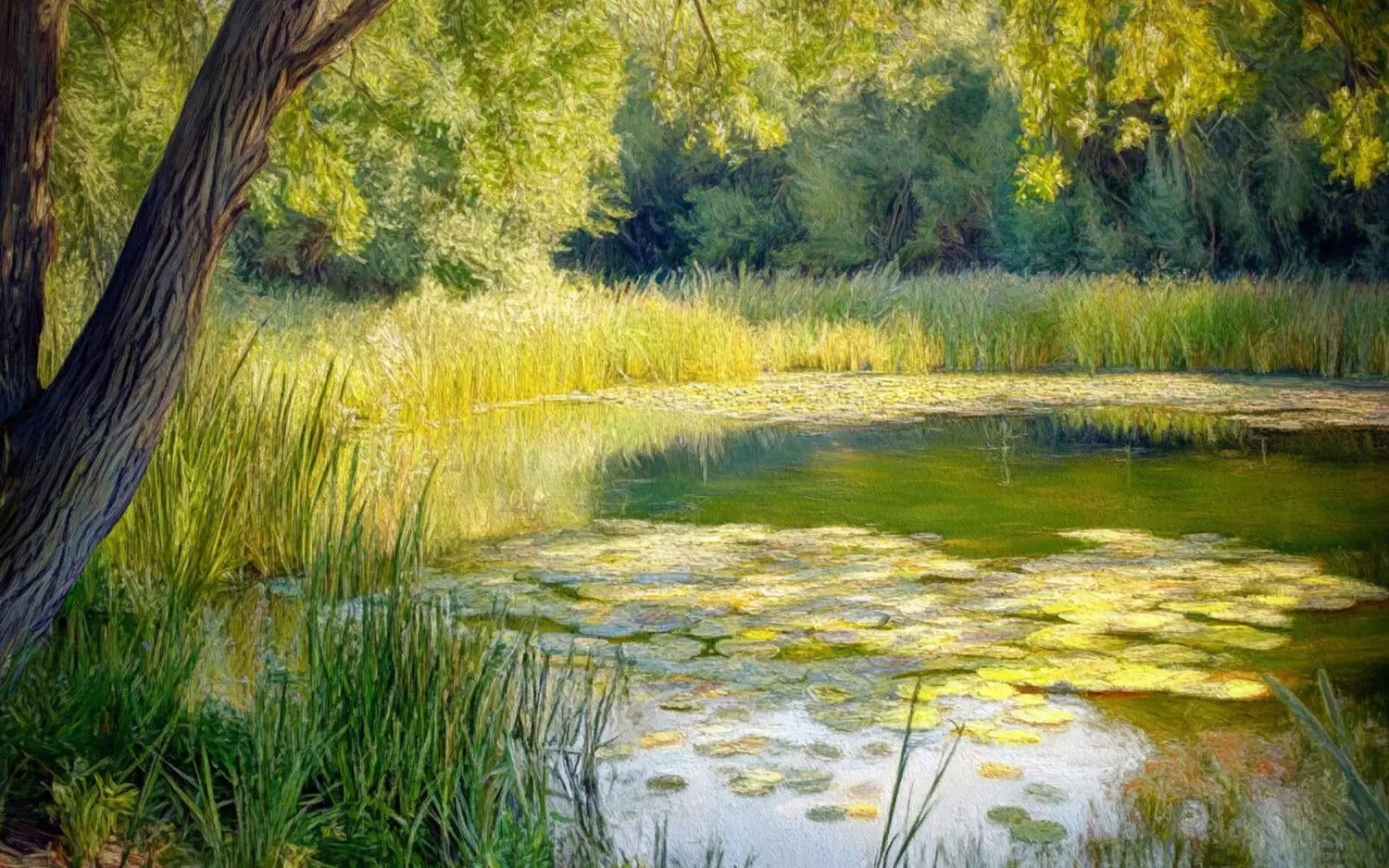 Painterly Pond